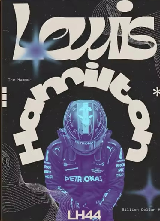 Lewis Hamilton Poster
